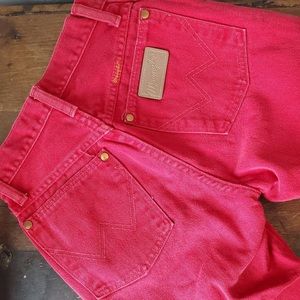 Vintage Red Wranglers high waisted size 26